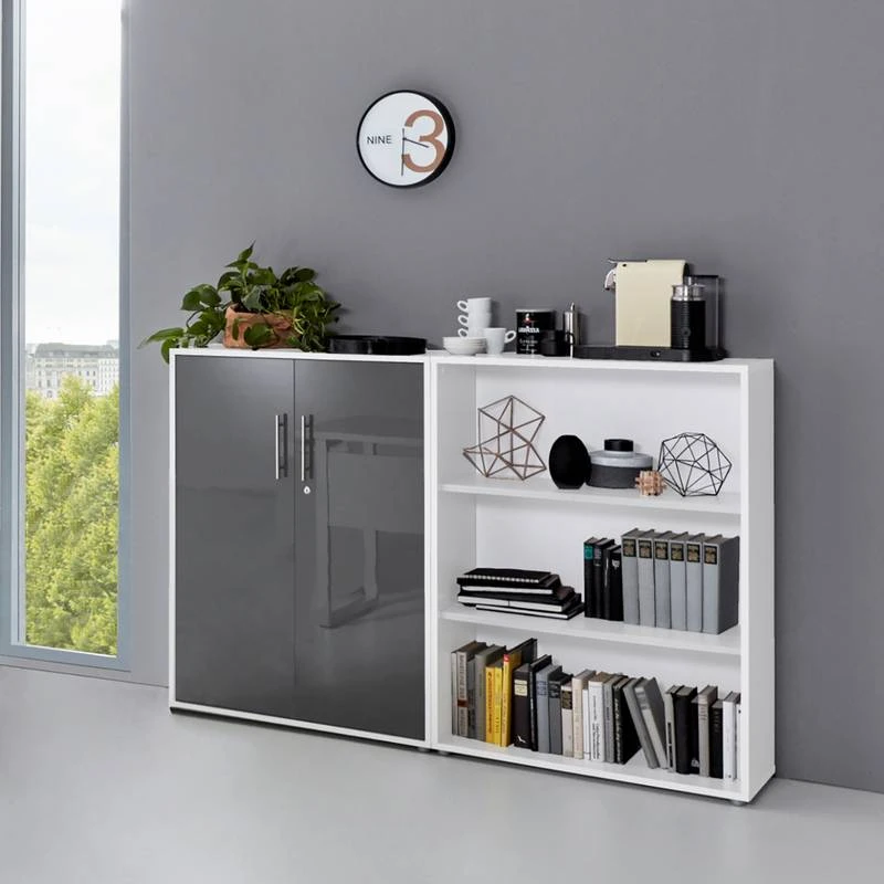 Armoire De Bureau Avin - 2 éléments 3 Armoire De Bureau Avin - 2 éléments – Image 3