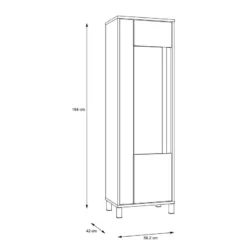 Vitrine Vallegrande -Wenko Soldes 1000356707 220603 500 SKETCH DETAILS P000000001000356707 sketch