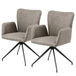 Chaises à Accoudoirs Doulba - Lot De 2