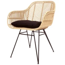 Fauteuil De Table En Rotin