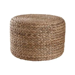 Pouf Rond En Jacinthe