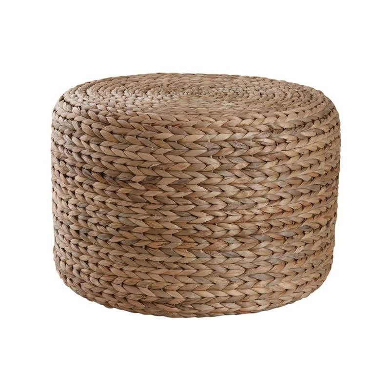 Pouf Rond En Jacinthe 1 Pouf Rond En Jacinthe