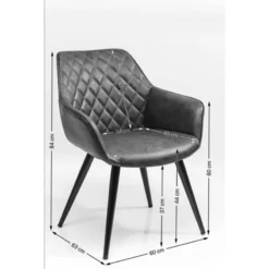 Chaise à Accoudoirs Harry -Wenko Soldes 46bcc8fe345d4b6e914e4e122fefc6fb