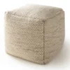 Pouf En Laine Rocco