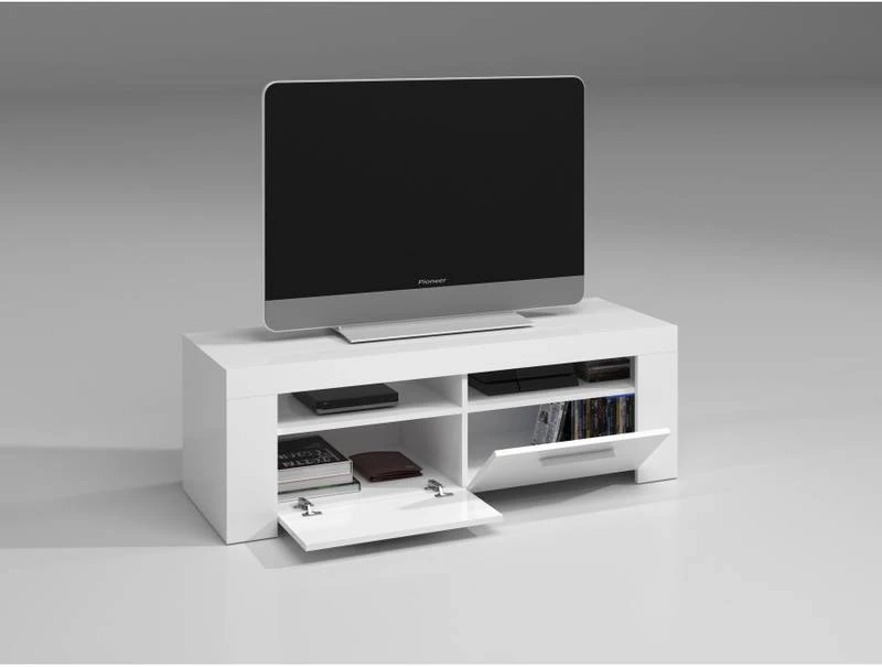 Meuble TV Avec 2 Portes Et 2 Niches 3 Meuble TV Avec 2 Portes Et 2 Niches – Image 3