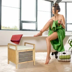 Banc De Rangement Banquette Pouf -Wenko Soldes 6c2fcf3c4b1b42f3ac76ee5225e198c2