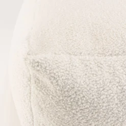 Pouf Carré 53x53cm Tissu Bouclette Blanc -Wenko Soldes 6ffea360f77e44d5962864b5a54d97db