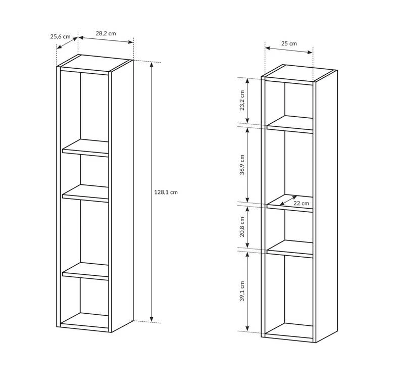 Armoire Murale NOTTE 4 Armoire Murale NOTTE – Image 4