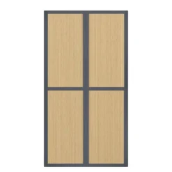 Armoire à Dossiers EasyOffice -Wenko Soldes aktenschrank easyoffice anthrazit buche 204 cm 1751210