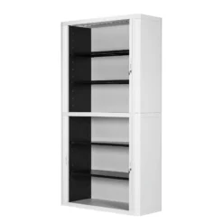 Armoire à Dossiers EasyOffice -Wenko Soldes aktenschrank easyoffice ii weiss schwarz 204 cm 2865498