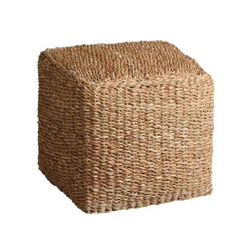 Pouf Carré En Jonc De Mer Naturel 1 Pouf Carré En Jonc De Mer Naturel