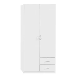 Armoire à Portes Battantes Case II -Wenko Soldes drehtuerenschrank case ii alpinweiss 274275