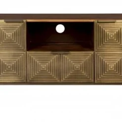 Meuble TV En Bois Or