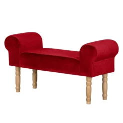 Banc Capitonné Banquette -Wenko Soldes polsterbank banquette samt rot 2788586