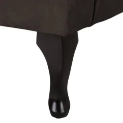 Fauteuil à Oreilles Miscol -Wenko Soldes sessel miscol antiklederlook mit hocker braungrau 4886408