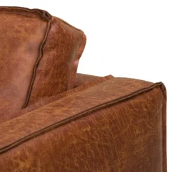 Fauteuil XL FORT DODGE -Wenko Soldes sofa fort dodge 2 sitzer antiklederlook cognac 4669876