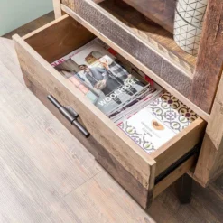 Vitrine Tamati -Wenko Soldes standvitrine tamati pinie massiv 3758560